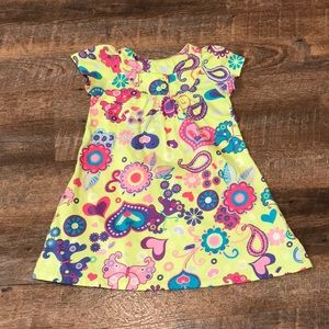 Hanna Anderson s/s dress. Adorable print sz 4t ❤️
